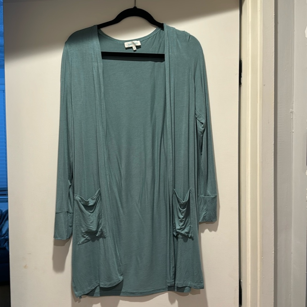 Grace & Lace Lightweight Pocket Cardigan